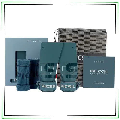 Conjunto de calleras crossfit picsil con muñequeras y bolsa incluidas